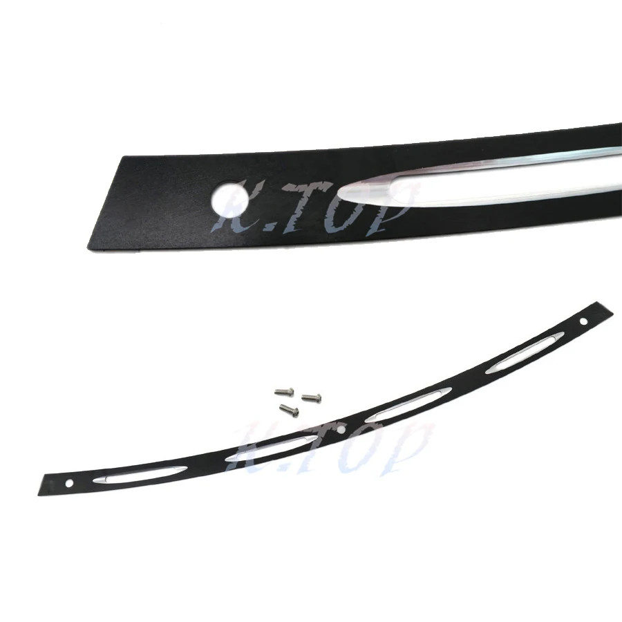 Motorcycle Black Edge Cut Fairing Windshield Trim For Harley Electra