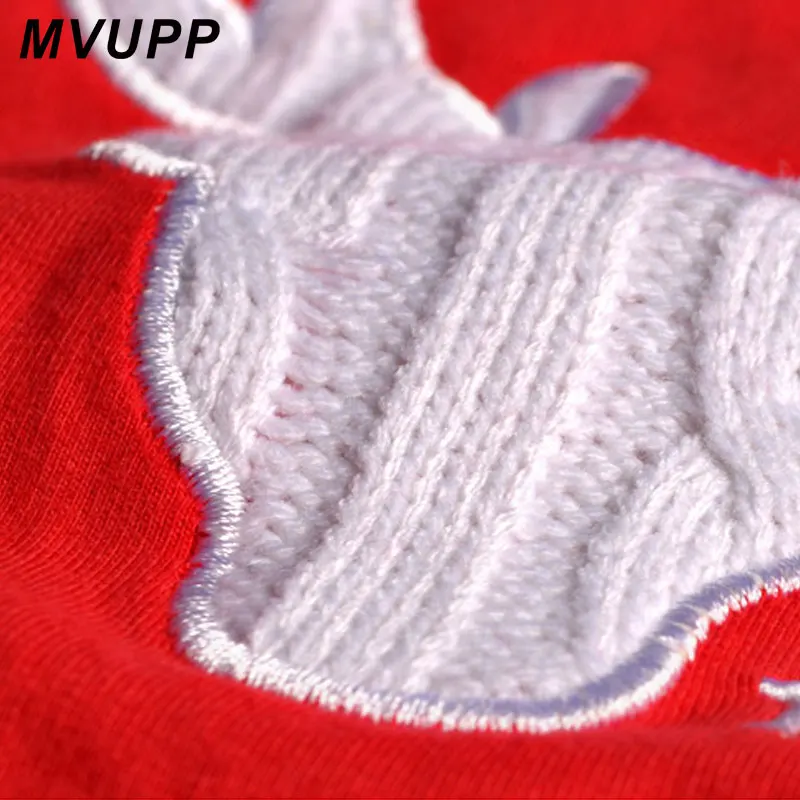 MVUPP Рождественский свитер с оленем мама и я Семейный комплект футболок папа сын