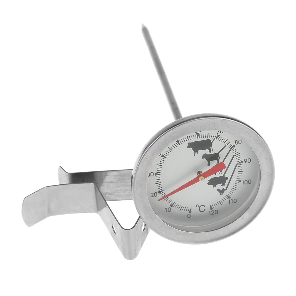 0 120 Degrees Celsius Stainless Steel Grill Thermometer Barbecue