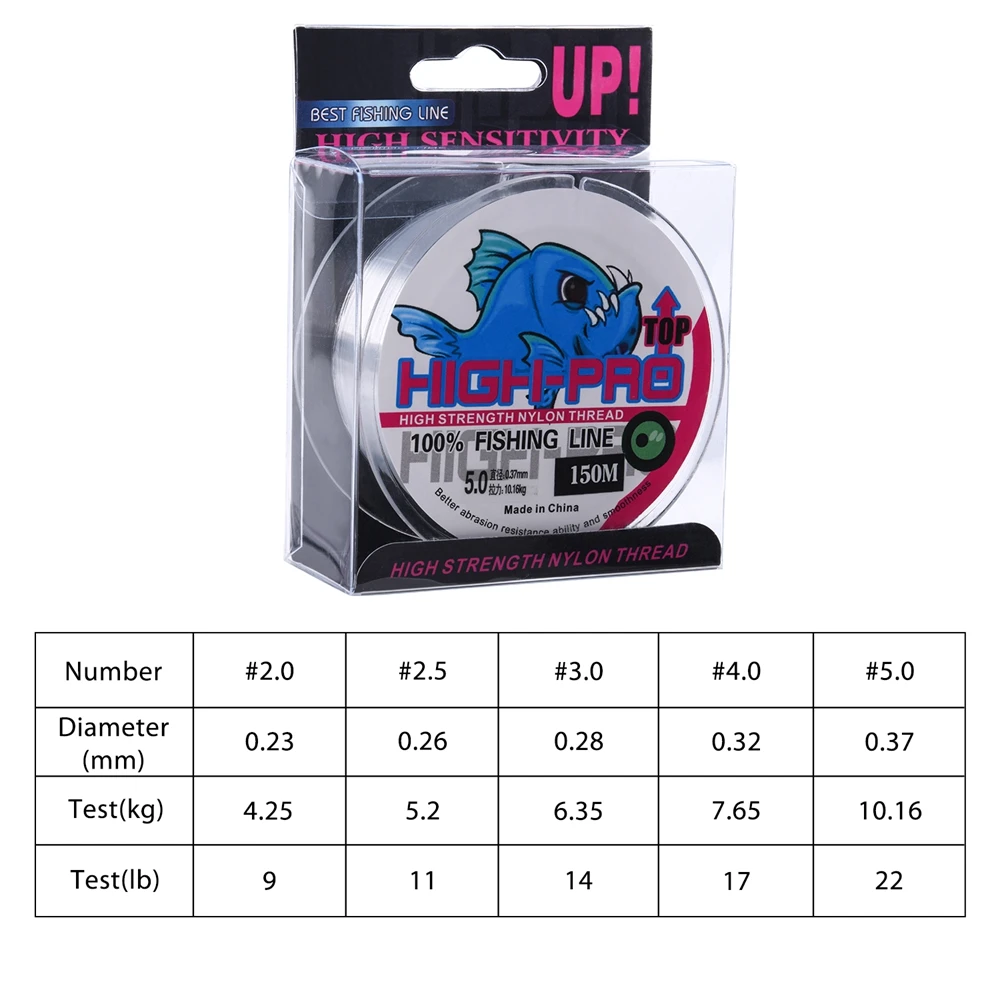 nylon fishing line 150m for carp fishing (5)