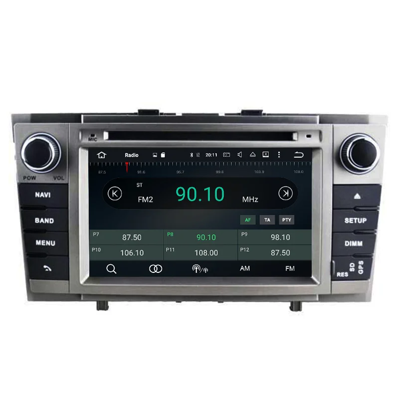 Sale Eunavi Octa(8)-Core 2 din Android 9.0 CAR DVD player 7