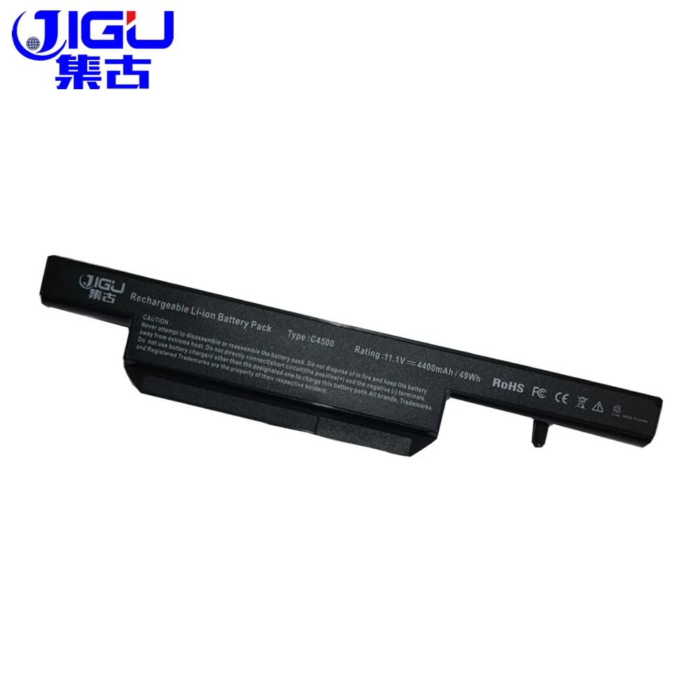 Jigu Аккумулятор для Clevo C4500BAT-6 C4500BAT 6 C4500BAT6 B4100M B4105 B5100M B5130M B7110 C4100 C4500 C4500Q C5100Q C5500Q