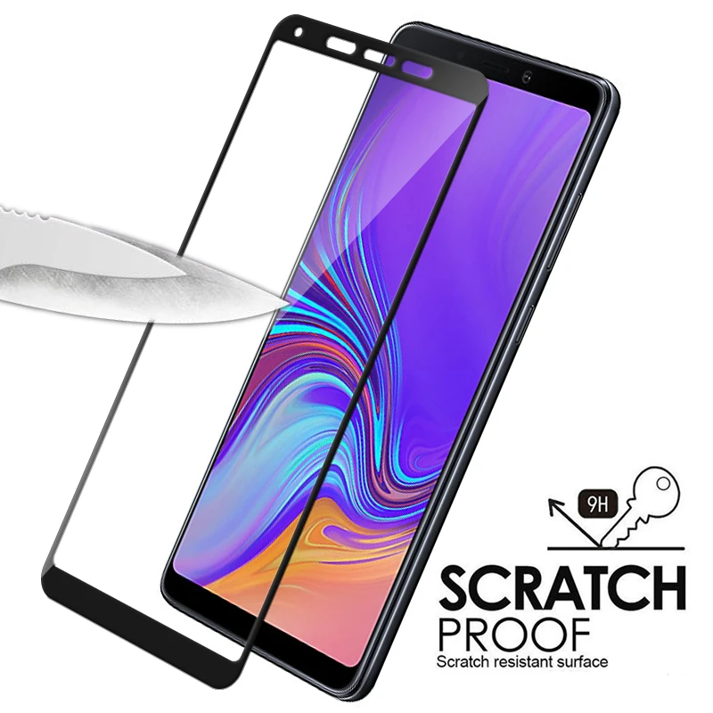 Защитное стекло 9D для Samsung Galaxy A30 A50 A7 A8 A9 2018 M10 M20 M30 M40 закаленное A10 A40 A70