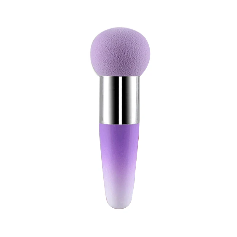 Round head Макияж Spons основа смешивание спонж для пудры гладкая красота Cosmetische Puff случайный цвет - Цвет: Round head