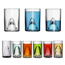 Пивная индивидуальность креативная голова акулы Бар стекло красного вина ликер бренди виски стекло шикарный зеленый без свинца 300 мл