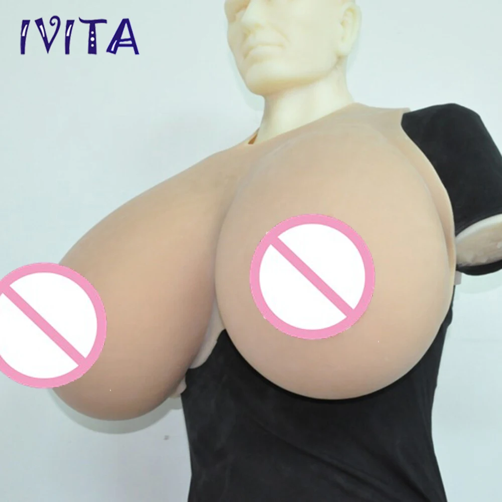 IVITA 12 кг огромные искусственные груди реалистичные силиконовые сиськи для