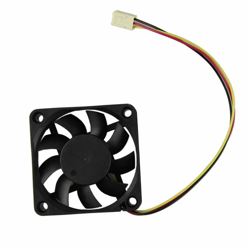 

1pc 12v 3 Pin 60mm PC CPU Computer Case Quiet Cooling Fan 80607