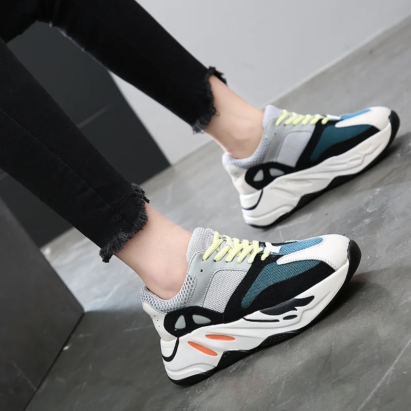 Chaussures Kong Sauvage Chaussures Marron De Casual Printemps Hong gris Semelles À Mode Nouveau 2019 Femmes Épaisses Style g868qH