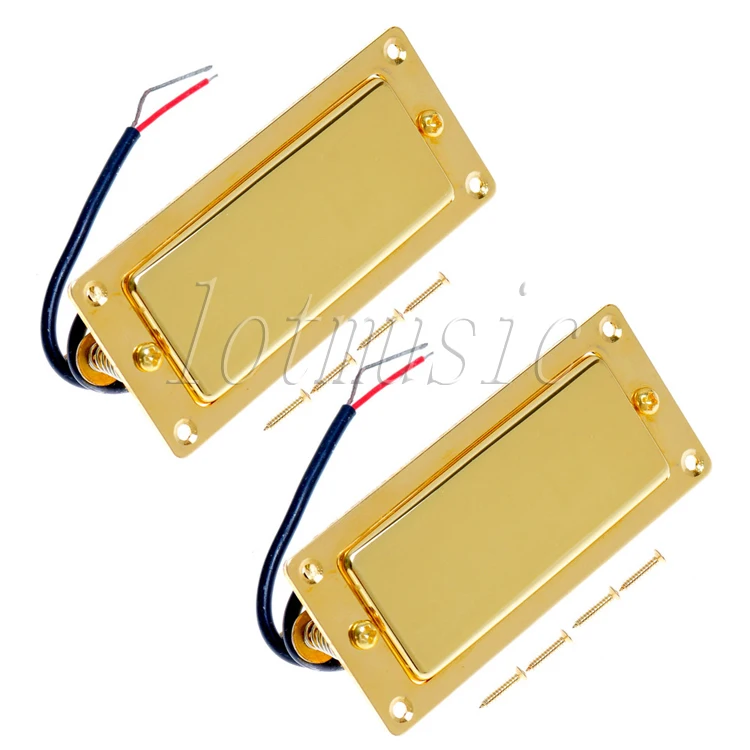 2 шт. Belcat BMH-80 Rohs Golded Humbucker Pickup Ferrite Mini Guitar для сменного фиксатора электрогитары |
