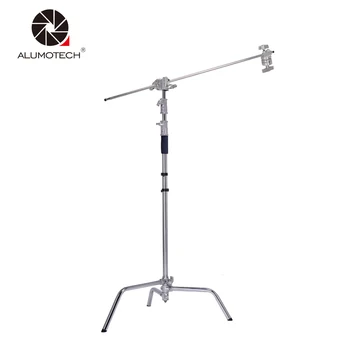 

ALUMOTECH 9.8 Feet C-Stand Tripod+ obo Arms+ Gobo Heads Came For Studio Photography Support Equipment Accessories
