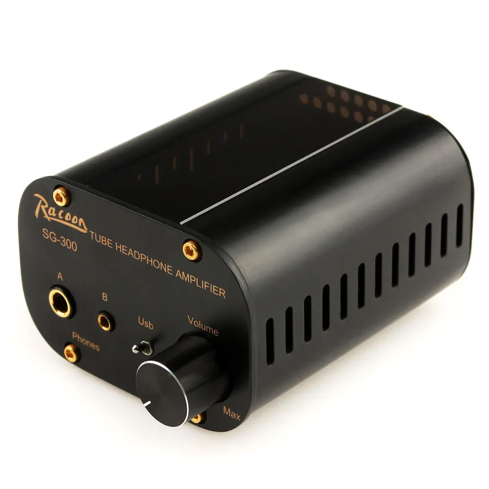 

HiFi RACOON SG300 24Bit/96KHz high-quality USB Decoder DAC tube amp Black