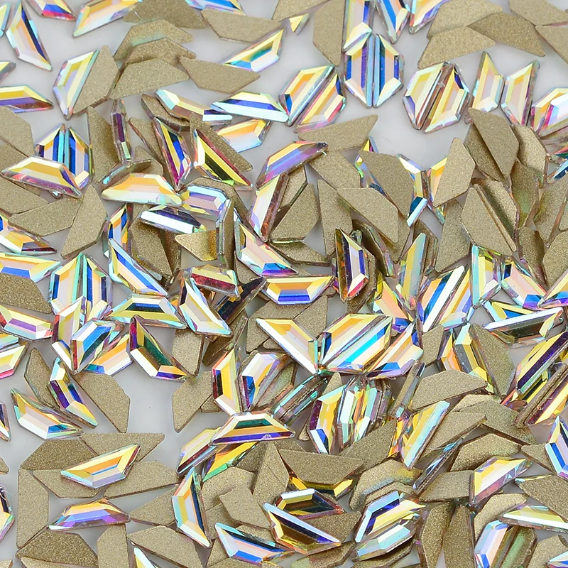 30 шт. форма парусника кристалл AB с плоской задней частью Необычные дизайн ногтей хрустальные стразы для свадьбы индивидуальный дизайн бусины