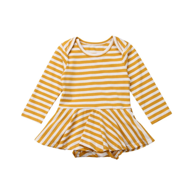 mustard baby dress