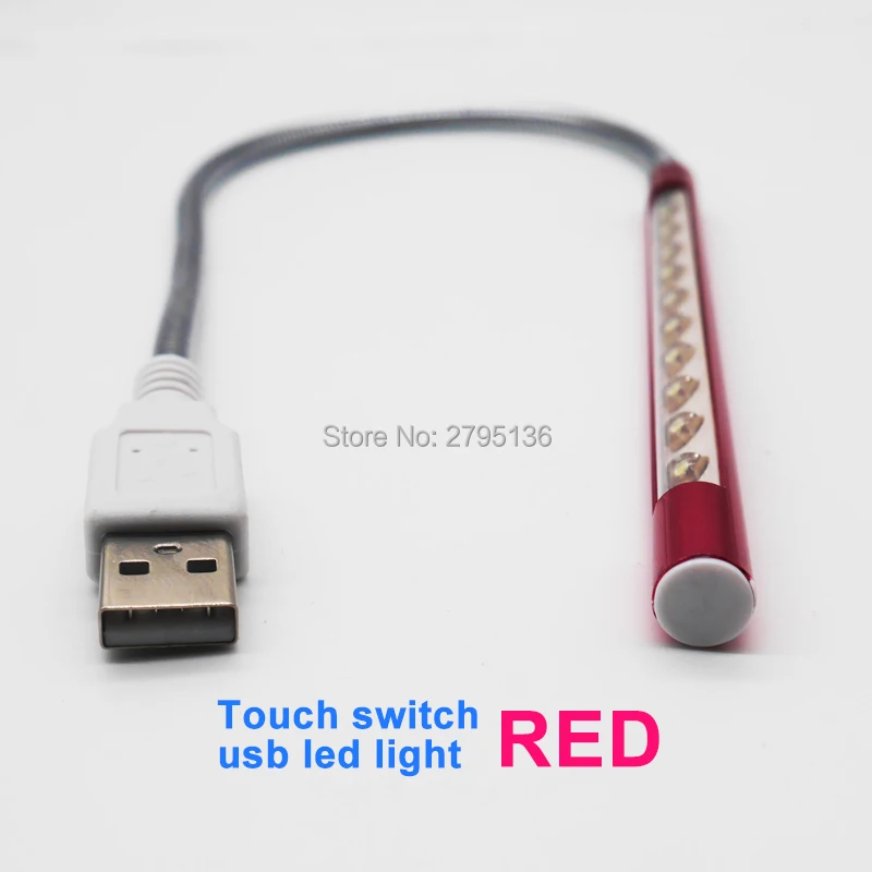 Новое поступление светодиодная USB лампа 10 светодиодов настольные мини лампы