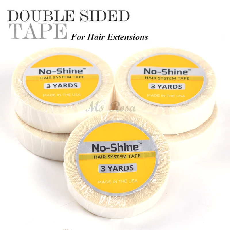 20pcs 1.27cm*3Yard Hair Adhesive Tape Lace Wig Tape And Glue Double Sided Tape For Hair Extensions