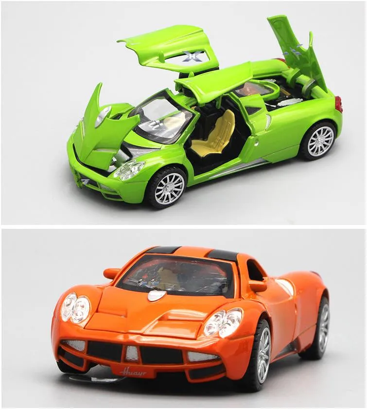 Высокая модель машины, 1:32 Масштаб сплава, Pagani Zonda F, 4 открытые двери, игрушечные автомобили