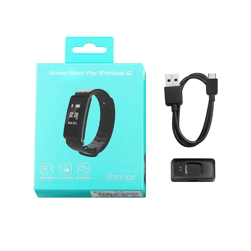HUAWEI HONOR Band A2 смарт Браслет фитнес браслет OLED сообщение трекер сердечного ритма