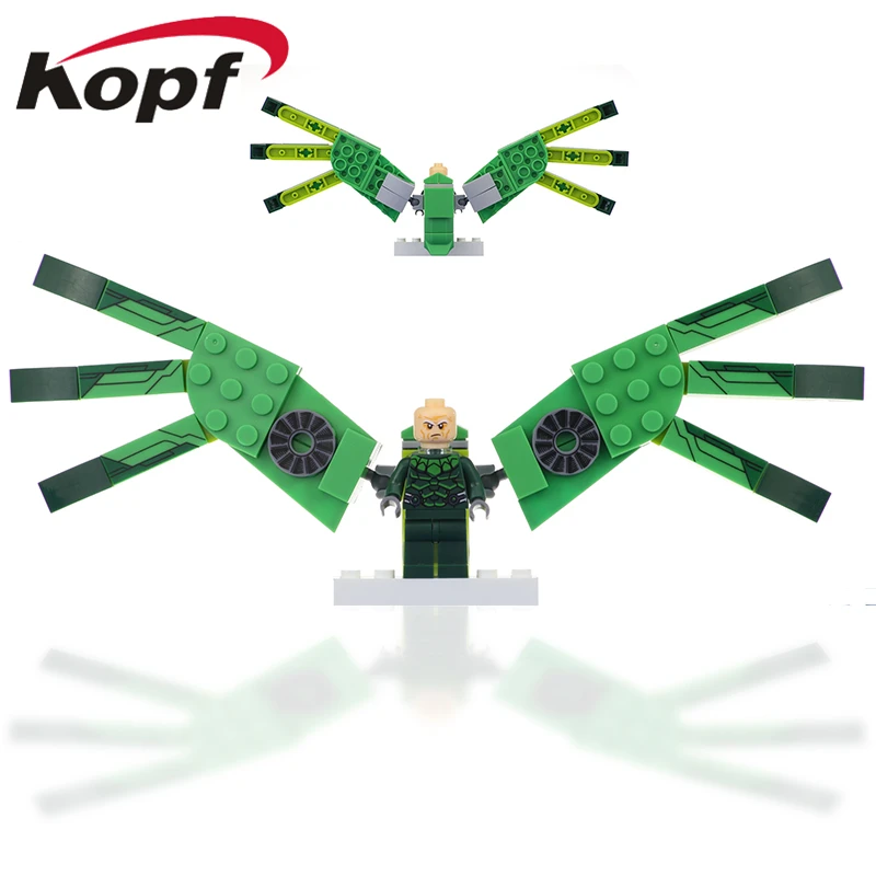 Одиночная продажа строительные блоки Vulture Venom Riot Eddie Brock Carnege экшн сборные Кирпичи