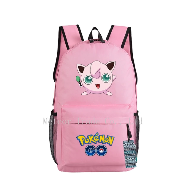 Anime Pokemon Go Game Backpack Boys Girls School Bags Teenagers Pikachu
