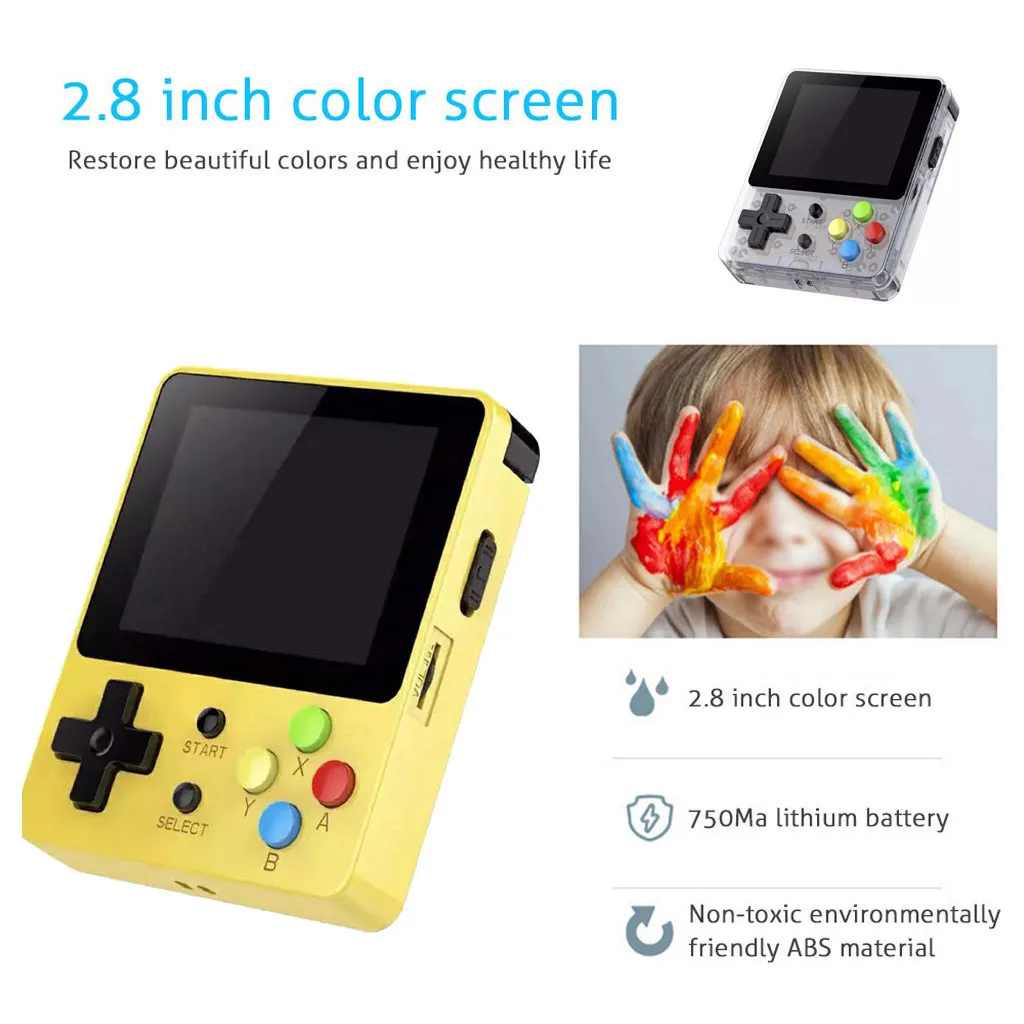 

LDK game 2.6inch Screen Mini Handheld Game Console Nostalgic Children Retro game Mini Family TV Video Consoles 606*