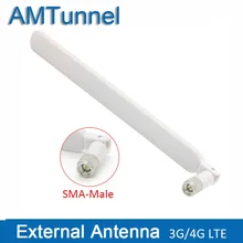 3g 4g antena 8dbi 4g lte antena externa sma macho wifi antena para huawei b310 b593s b315 e5186s série modem roteador