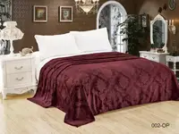 Plaid double АльВиТек, Venice, 180*200 cm, Bordeaux