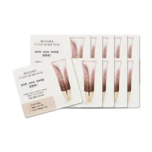 Корейская Косметика 10 шт./лот MISSHA M Подпись Настоящее Полное BB крем SPF25 PA++ образцы косметика/основа Увлажняющая