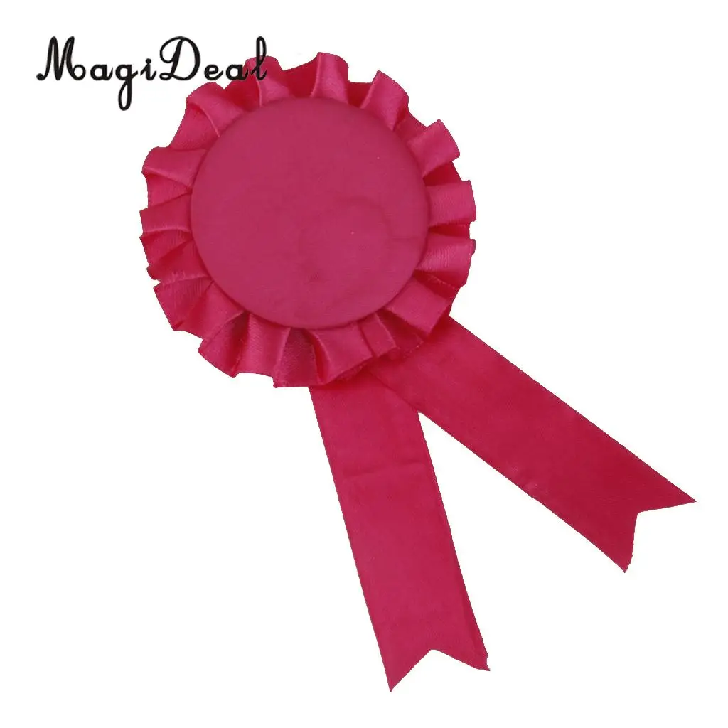 MagiDeal A Plain blank Award Ribbon Badge Bridal Shower Favors Hen Party Decorations
