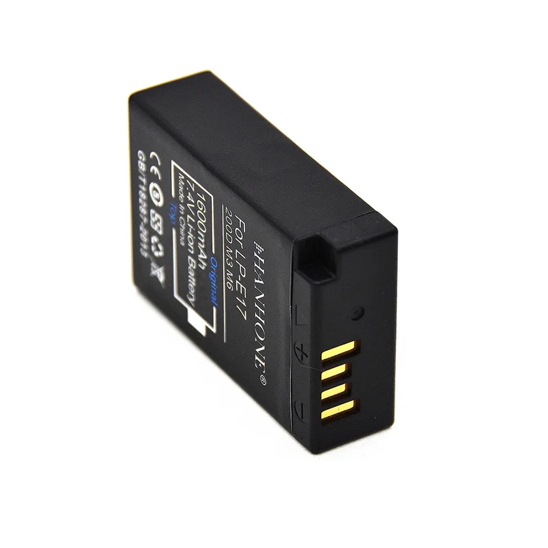 3 шт 1600 mAh LP-E17 LP E17 LPE17 Батарея для Canon EOS M3 8000D M5 750D M6 760D T6i T6s 800D поцелуй X8i Камера батареи