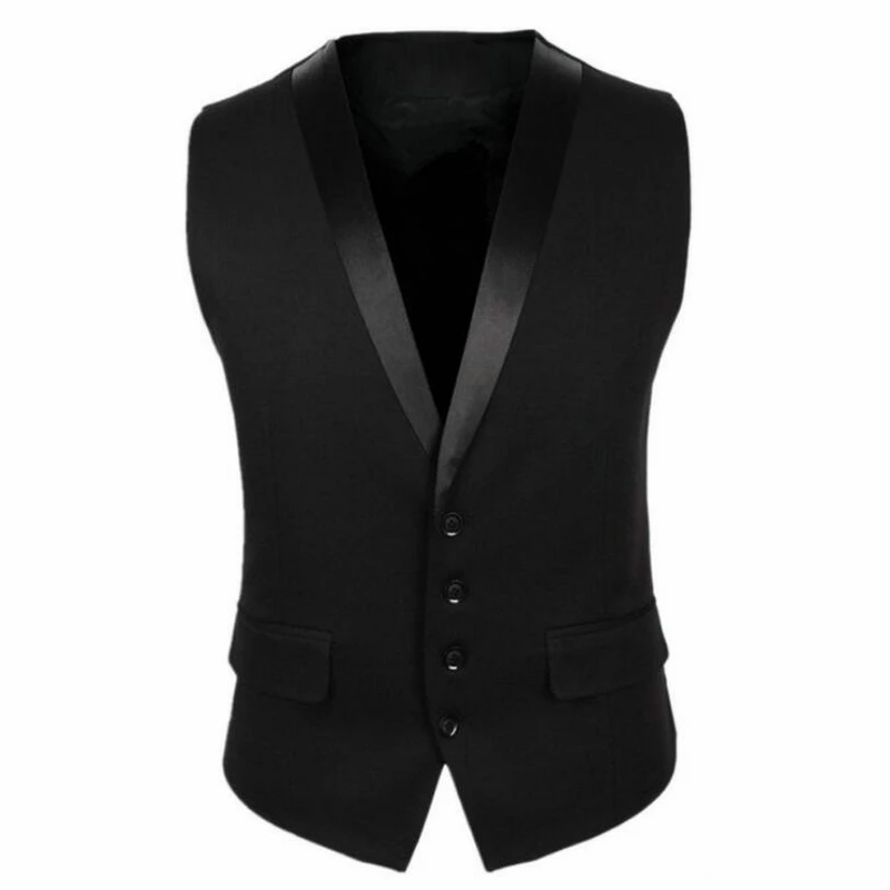 Men-s-Formal-Waistcoat-Single-Breasted-Solid-Fit-Vest-Formal-Business-Jacket-Slim-Suits-Vest-Gilet