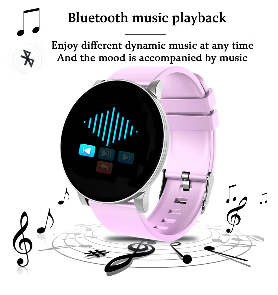LIGE, Женский умный Браслет, спортивные Смарт-часы, IP67, водонепроницаемый, фитнес-трекер, пульсометр, шагомер, браслет для Android ios