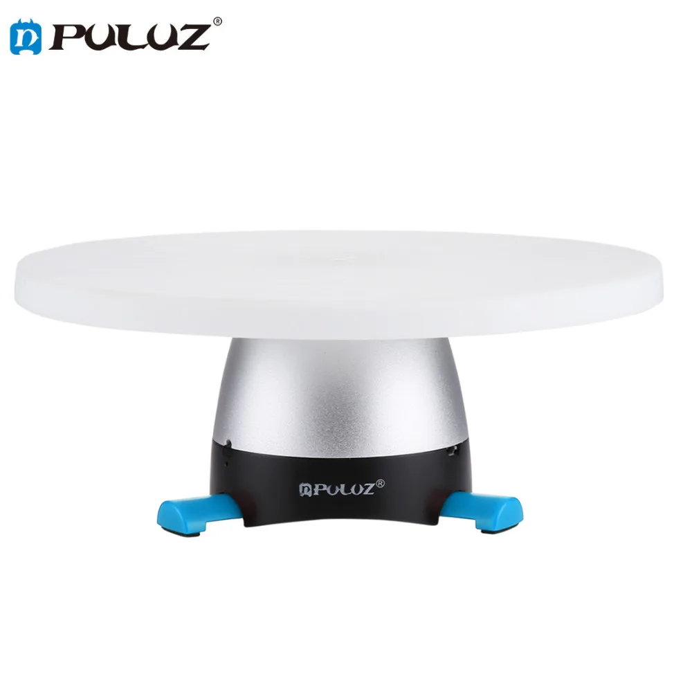 

PULUZ Electronic 360 Degree Rotation Panoramic Tripod Head + Round Tray w/ Control Remote for Cellphone for GoPro DSLR Cameras