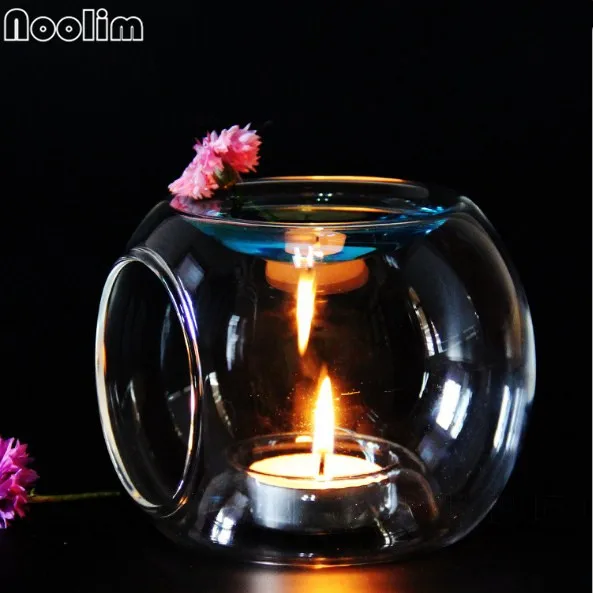 

NOOLIM New Design Glass Oil Burner High Quality Candle Aromatherapy Oil Lamp Gifts And Crafts Home Decorations Aroma Furnace