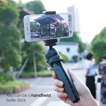 Mini Tabletop Phone Tripod with Detachable Ballhead Removable Ball head 360 Degree Rotation for iPhone 7 Plus Xiaomi DSLR