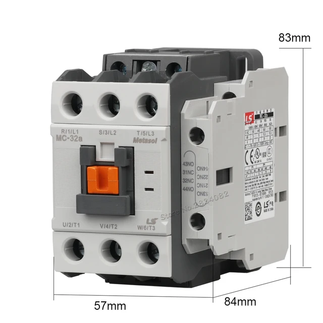 AC Contactor coil voltage 380v 220v 110v 48v 36v 24v MC 32a