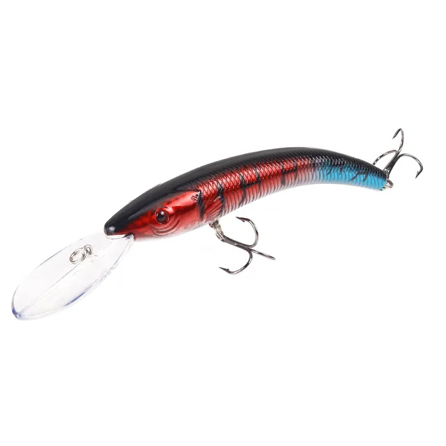 New 1 PCS 15.5cm / 16.3g Wobbler Fishing Lure Big Crank Bait Minnow Bass Trolling Artificial Bait Pike Carp Lures Fishing 03