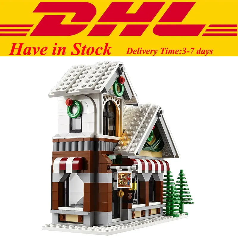 

Girl Series 39015 Cinderella's Christmas hut Set  Building Blocks Educational Brick Toy Figures compatible with 10249