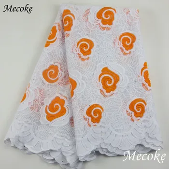 

2019 yellow Embroidered African Cord Laces Fabrics With Sequins High Quality Nigerian Bead lace fabric For France lace party