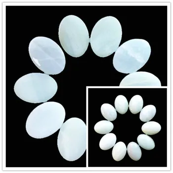 

(10 pieces/lot) Wholesale Natural Amazonite Gem Oval CAB Cabochon 18x13x6mm Free Shipping Fashion Jewelry RO2029