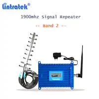 lintratek 2G 3G 1900mhz Signal Repeater Celullar Amplifier with 10m cable PCS 1900 repetidor Band 2 Smart Phone Booster 3g S30