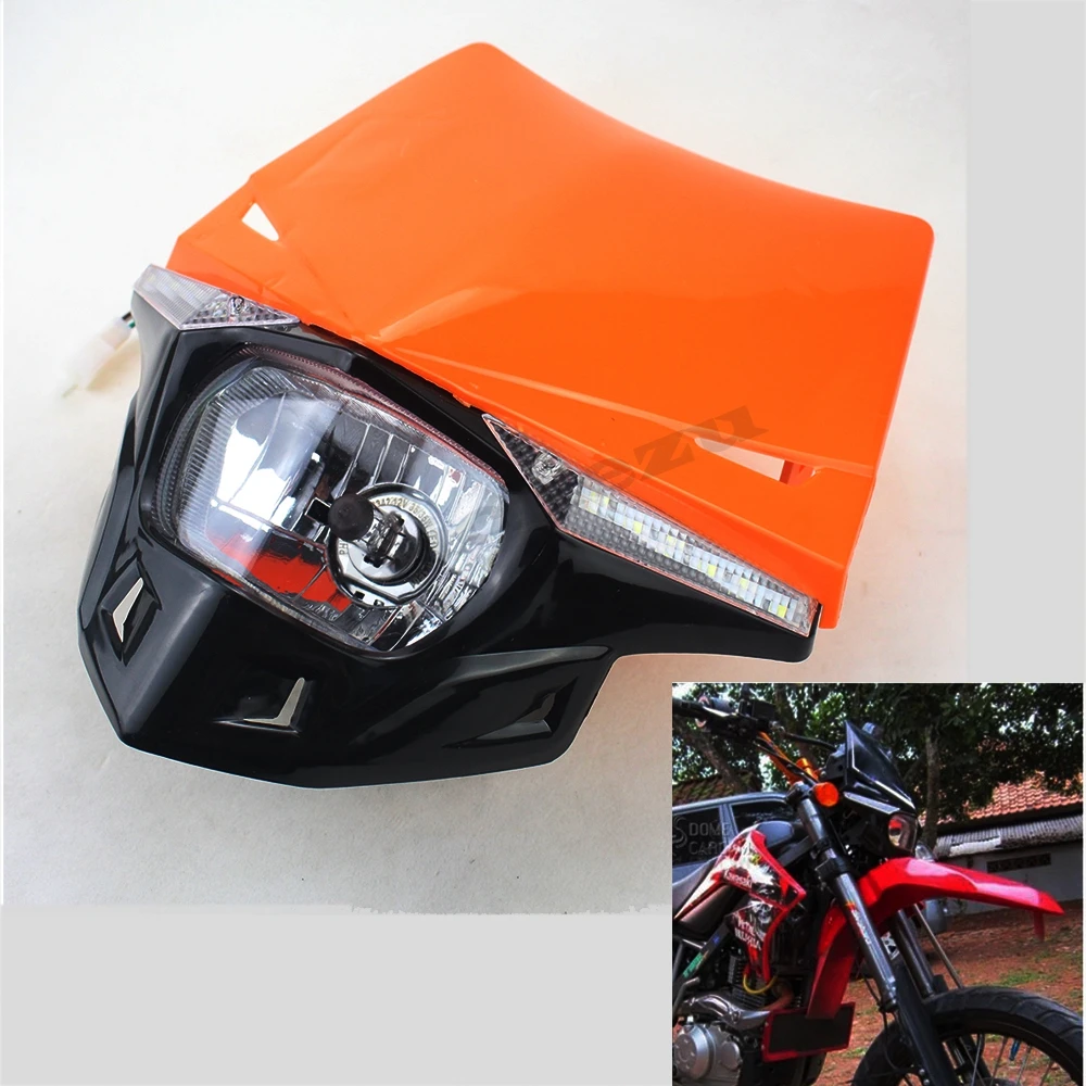 

ACZ Motorcycle Universal UFO Headlight Fairing For KTM CRF XR WRF YZF DRZ RMZ XT WR Supermoto Dirt Bike Motocross Off Road