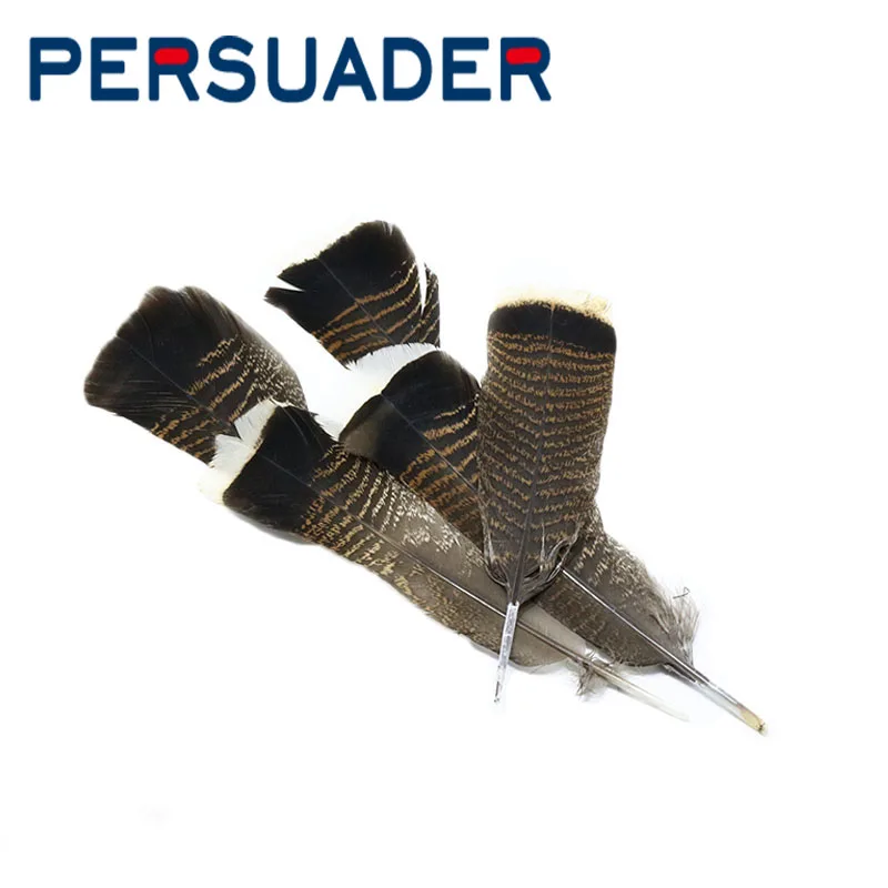 PERSUADER 5 искусственный дуб хвост индейки натуральные гризли перья материал для