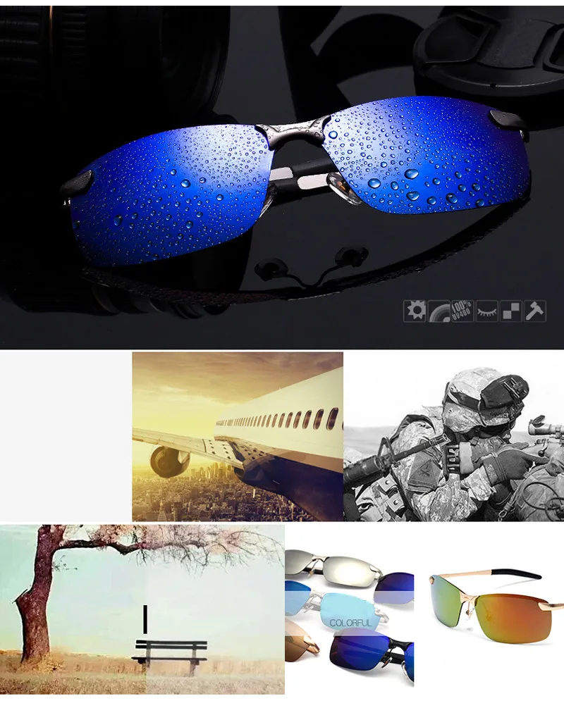 ELITERA, бренд, поляризованные мужские солнцезащитные очки, мужские, для вождения, рыбалки, уличные очки, аксессуары,, Oculos de sol E3043