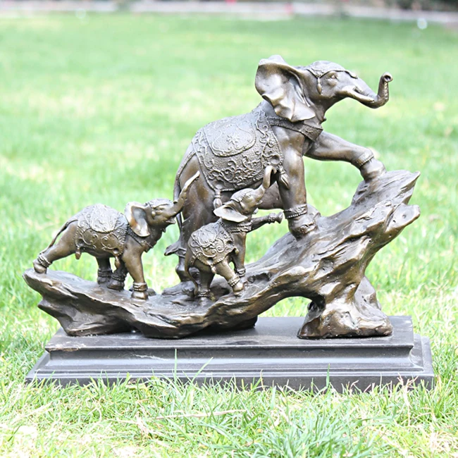 

luck, like the elephant ornaments Home Furnishing bronze sculpture bronze decorations business gifts like copper crafts