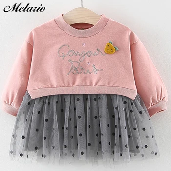 

Melario Toddler Baby Girls Dress Long Sleeve Rabbit Floral Print Dress Girl Costume Children's Clothing for Girls Kids Dresses