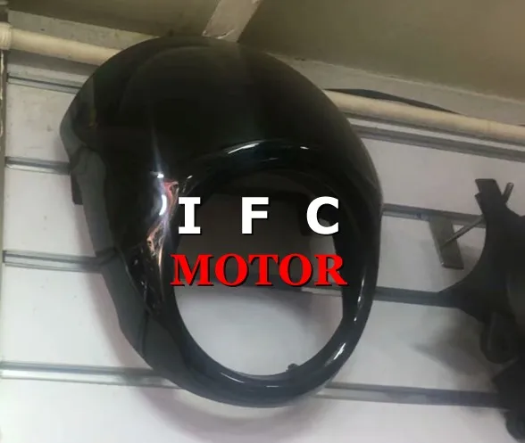 IFCMOTOR передняя фара мотоцикла обтекатель клобук для Harley V ROD Dyna FX Sportster XL Черный