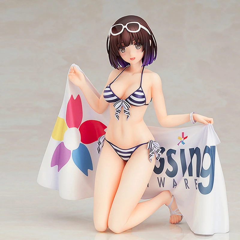 Бесплатная Доставка 6 7 &quotSaenai Heroine No Sodatekata аниме katou Megumi на коленях 17 см ПВХ фигурка