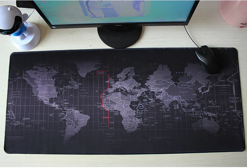 Горячий резиновый большой игровой коврик для мыши 90x40 см карта мира компьютерный стол коврик для мыши XXL Нескользящая клавиатура длинный коврик для мыши World of tanks