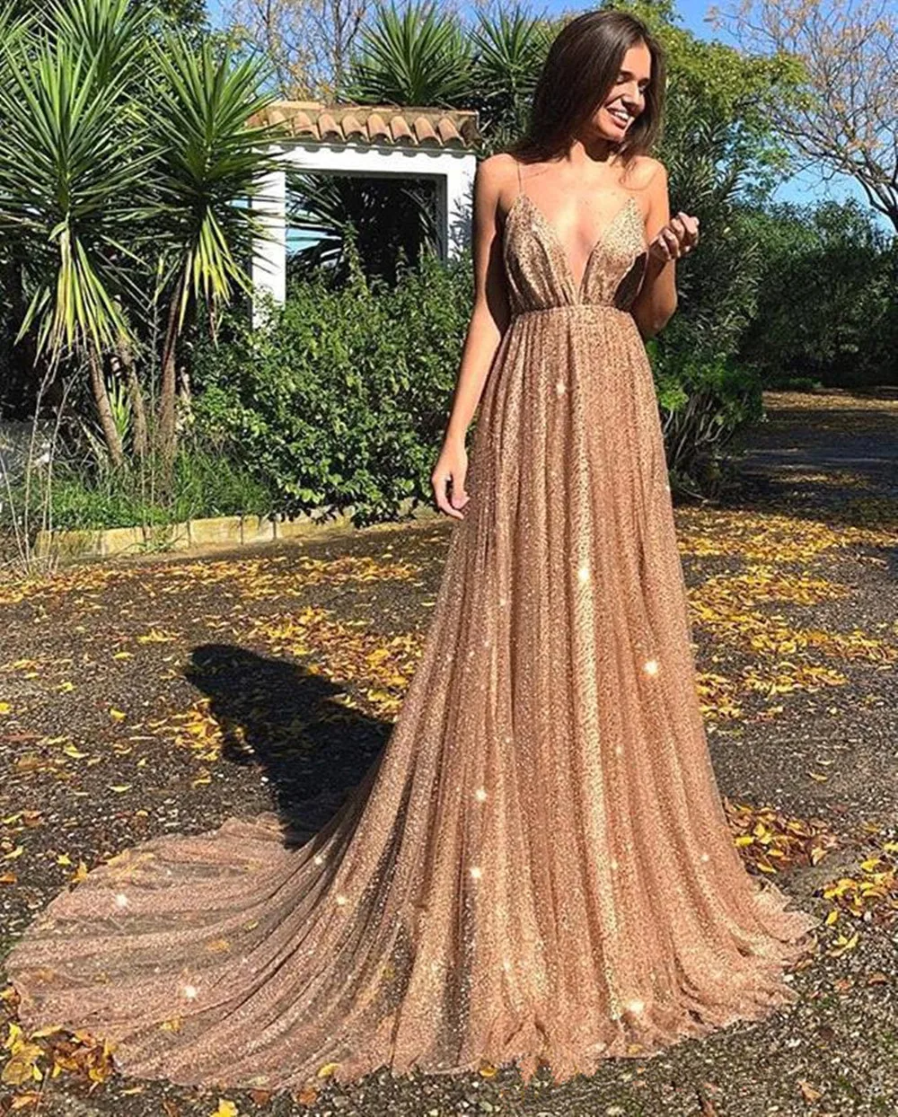 blingbling evening dress