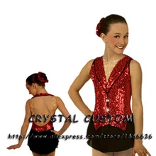 Профессиональные индивидуальные платья для катания на коньках для девочек с спандексом изящное Новое Брендовое платье для соревнований по катанию на льду DR2631